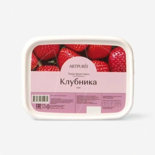 Пюре замороженное ARTPUREE Клубника 250 г 467013851234
