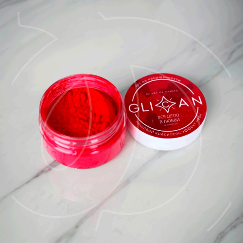 Краситель пищевой сухой неоновый универсальный GLICAN "Всё дело в любви" 10 г 