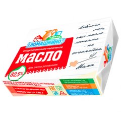 Масло сливочное Село Домашкино 82,5% 180 г 