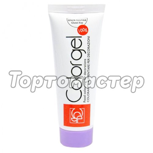 Краситель пищевой гелевый водорастворимый Colorgel "Фиолетовый" 100 г 23134