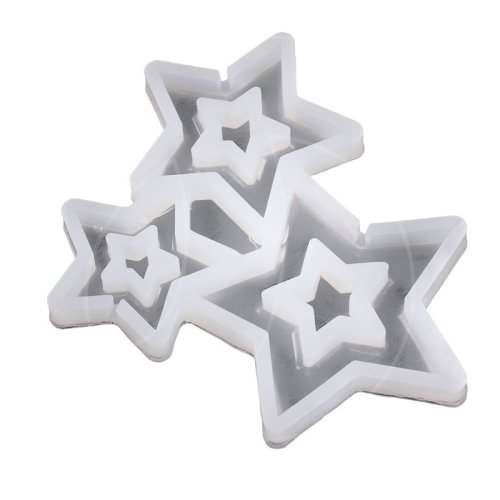 Форма силиконовая для леденцов "Звёзды" 3 шт 630928