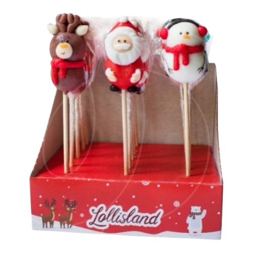 Леденцы с карамелью без сахара "Новогодние персонажи" 23 г 