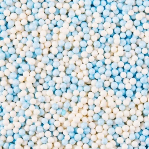 Посыпка кондитерская шарики "Бело-голубые" 2 мм 1 кг tp74069