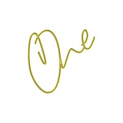 Топпер декоративный "One" Золото 10х9 см ТСК370