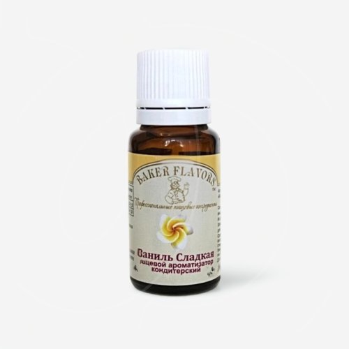 Ароматизатор пищевой Baker Flavors "Ваниль сладкая" 10 мл 