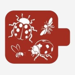 Трафарет кулинарный "Насекомые" 	