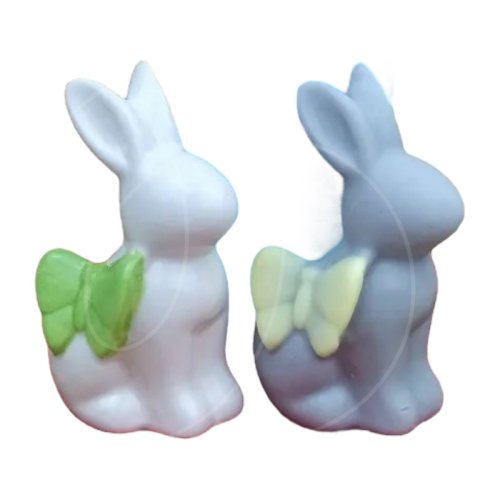Форма силиконовая "Кролик с бабочкой" 04601	