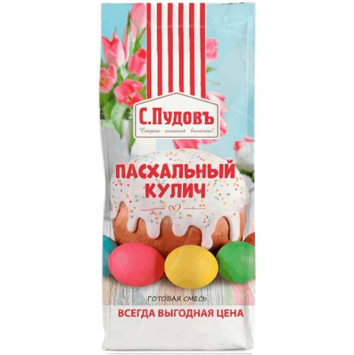 Готовая смесь для кулича С. Пудовъ 400 г 