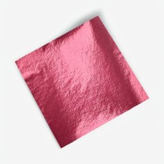 Поталь листовая непищевая Розовое золото 9х9 см 5 шт 
