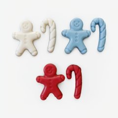 Фигурка из шоколадной глазури "Пряничный человечек с тростью" ФГ144