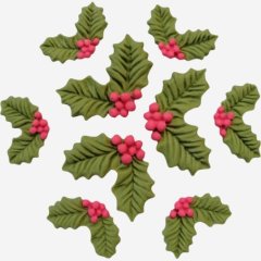 Фигурка из мастики "Зимние ягоды" 