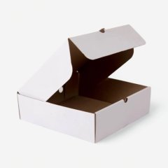 Коробка для пирога белая 30х30х8 см 