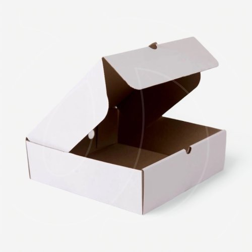 Коробка для пирога белая 30х30х8 см 